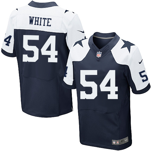 Men's Elite Randy White Nike Jersey Navy Blue Alternate - #54 Throwback NFL Dallas Cowboys